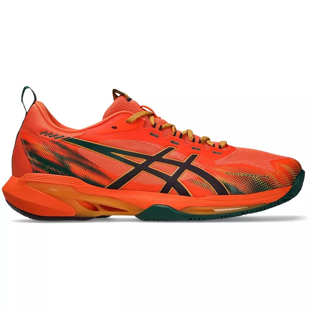 Asics Sonicsmash FF Padelschuhe Orange / Gr&uuml;n