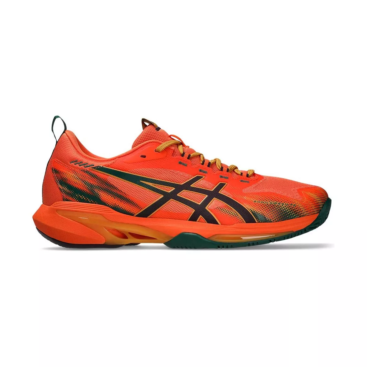 Asics Sonicsmash FF Padelschuhe Orange / Gr&uuml;n