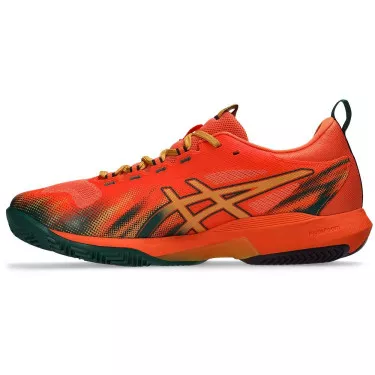 Asics Sonicsmash FF Padelschuhe Orange / Gr&uuml;n
