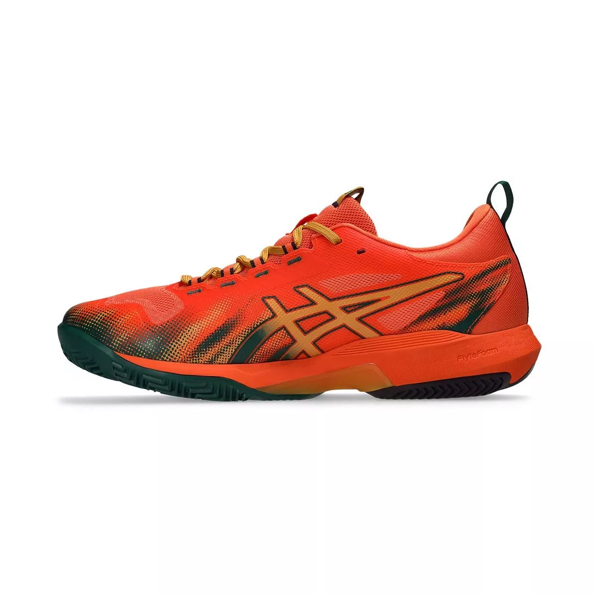 Asics Sonicsmash FF Padelschuhe Orange / Gr&uuml;n