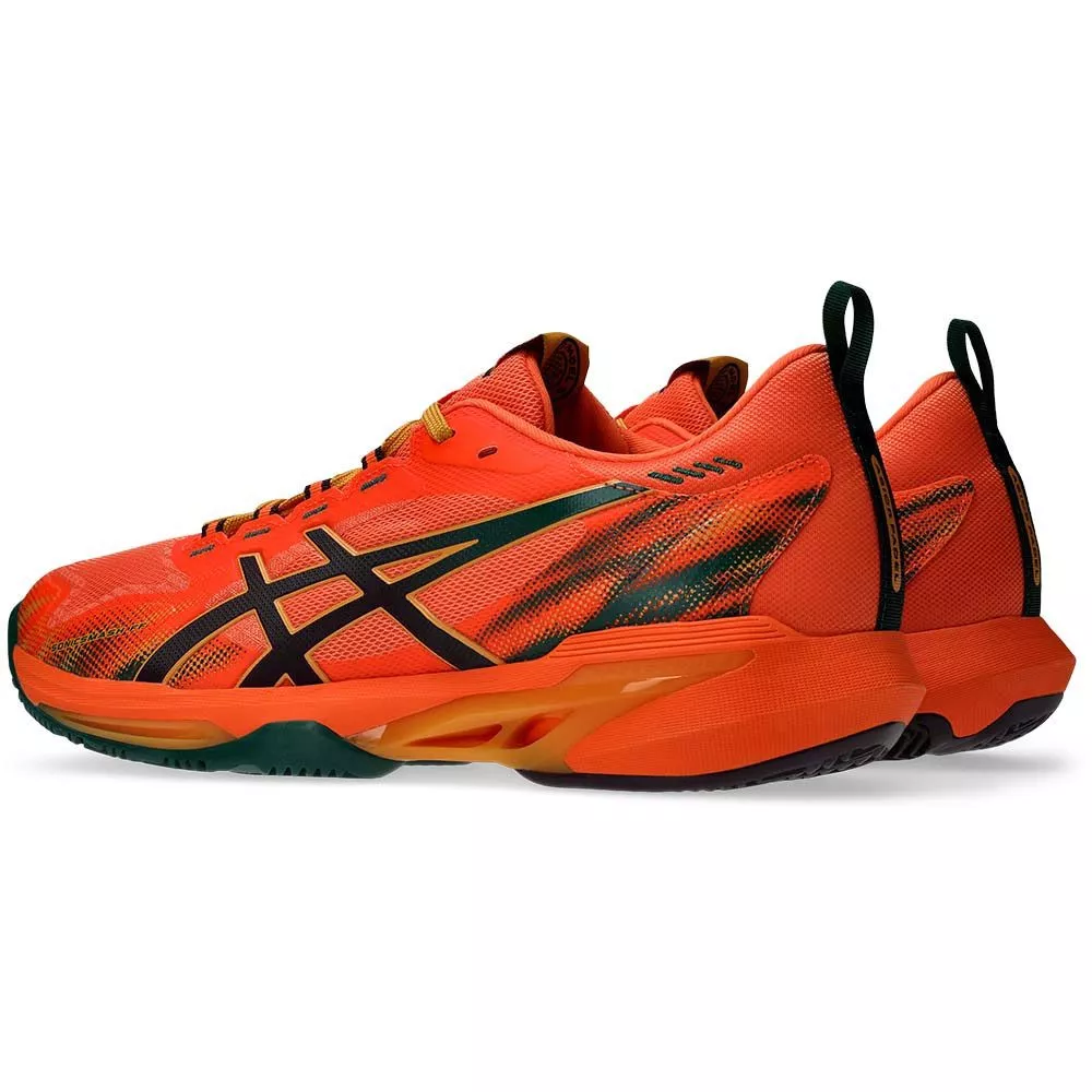 Asics Sonicsmash FF Padelschuhe Orange / Gr&uuml;n