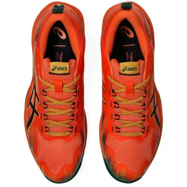 Asics Sonicsmash FF Padelschuhe Orange / Gr&uuml;n