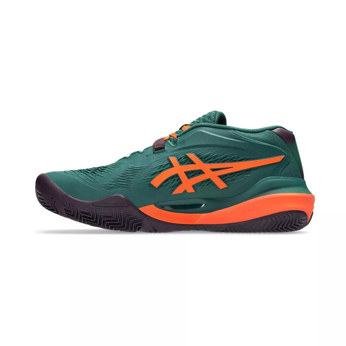 Asics Gel Resolution X Padelschuhe Gr&uuml;n / Orange