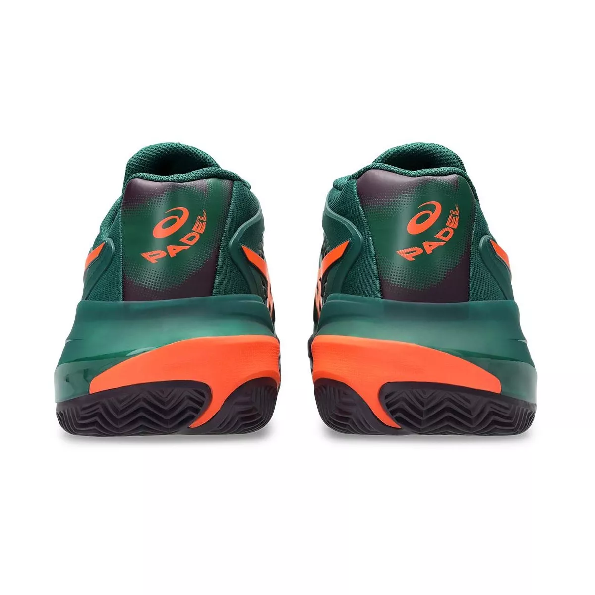 Asics Gel Resolution X Padelschuhe Gr&uuml;n / Orange