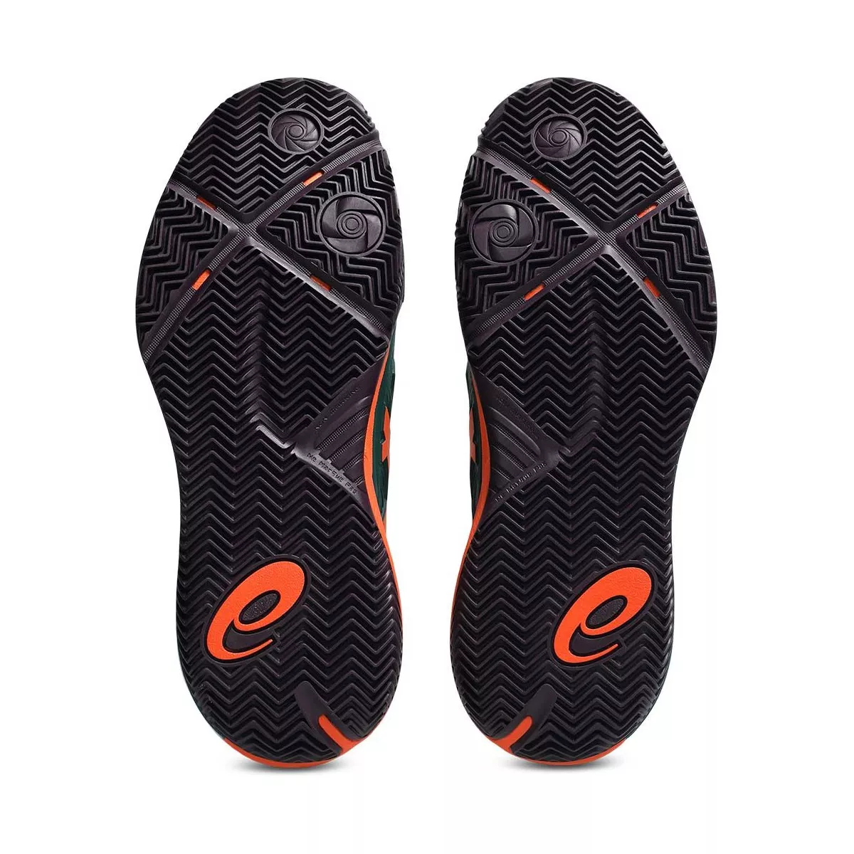 Asics Gel Resolution X Padelschuhe Gr&uuml;n / Orange