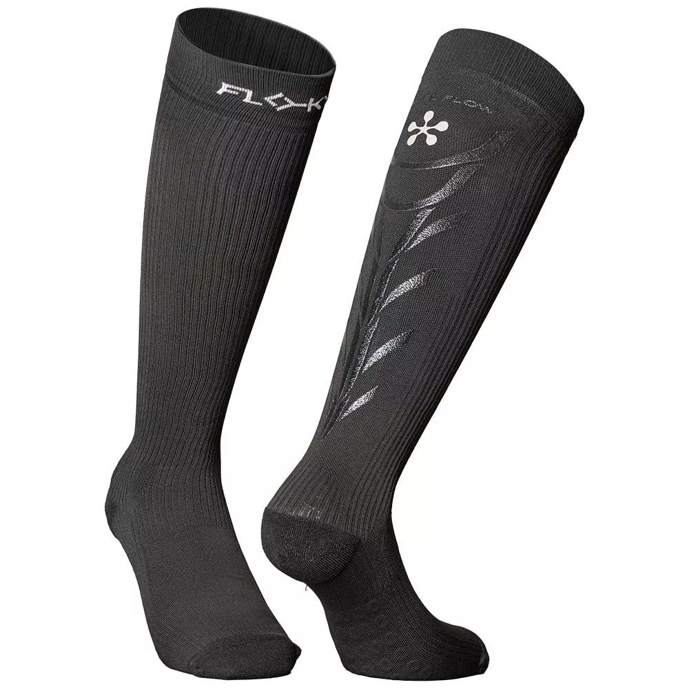 Floky Padel Flow Premier Padel Recovery-Socken Schwarz
