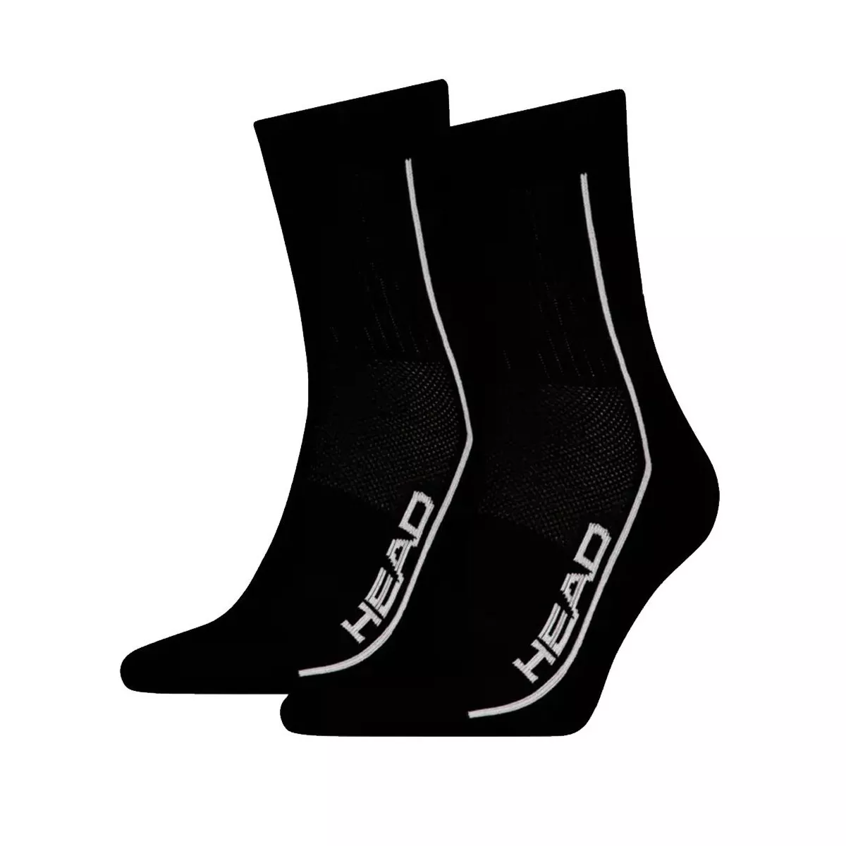 Head Performance Mi-Long Socken 2er-Pack Schwarz