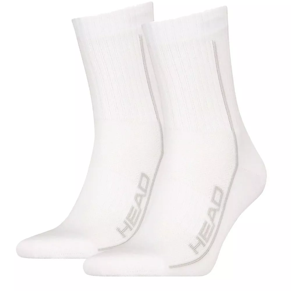 Head Performance Mi-Long Socken 2er-Pack Wei&szlig;