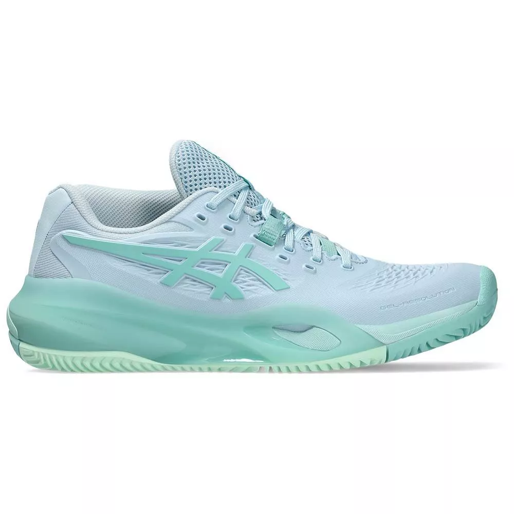 Asics Gel Resolution X Tennisschuhe Sandplatz Damen Pastellblau / Gr&uuml;n