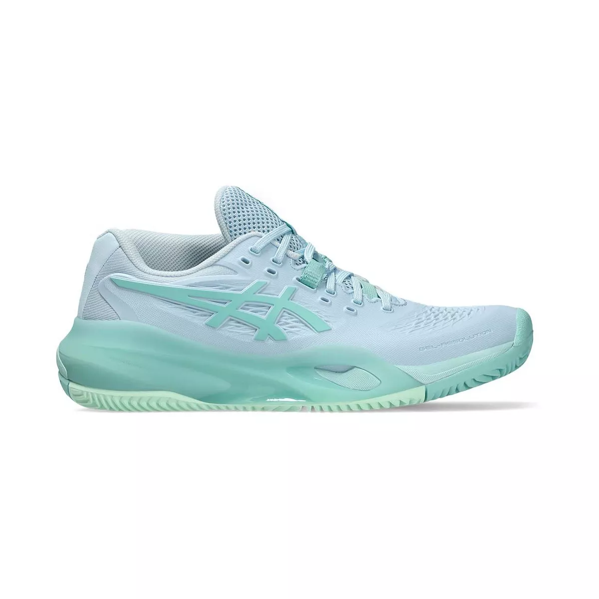 Asics Gel Resolution X Tennisschuhe Sandplatz Damen Pastellblau / Gr&uuml;n