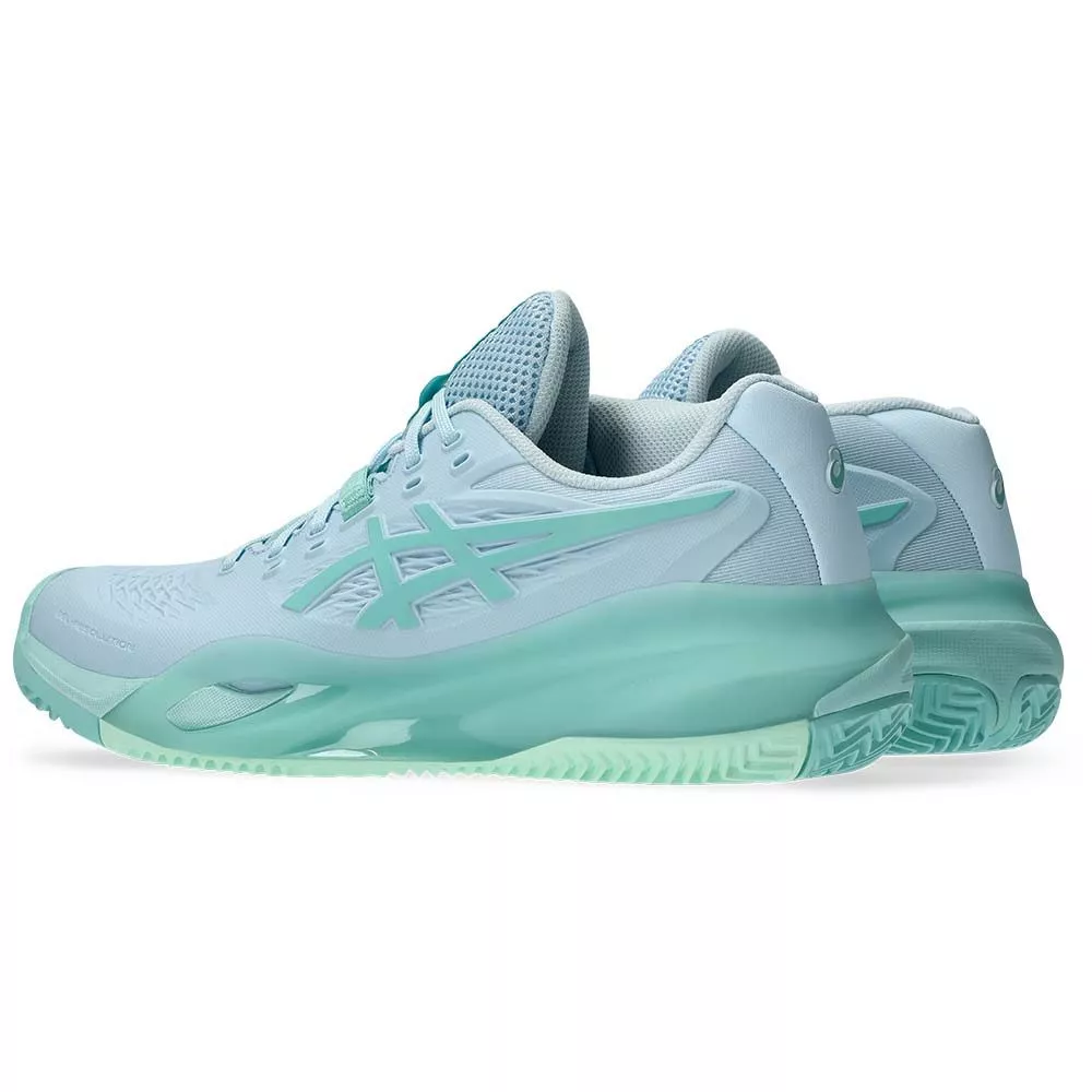 Asics Gel Resolution X Tennisschuhe Sandplatz Damen Pastellblau / Gr&uuml;n