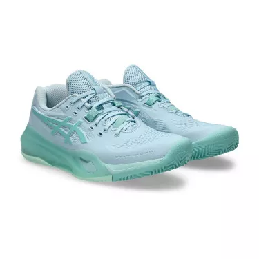 Asics Gel Resolution X Tennisschuhe Sandplatz Damen Pastellblau / Gr&uuml;n