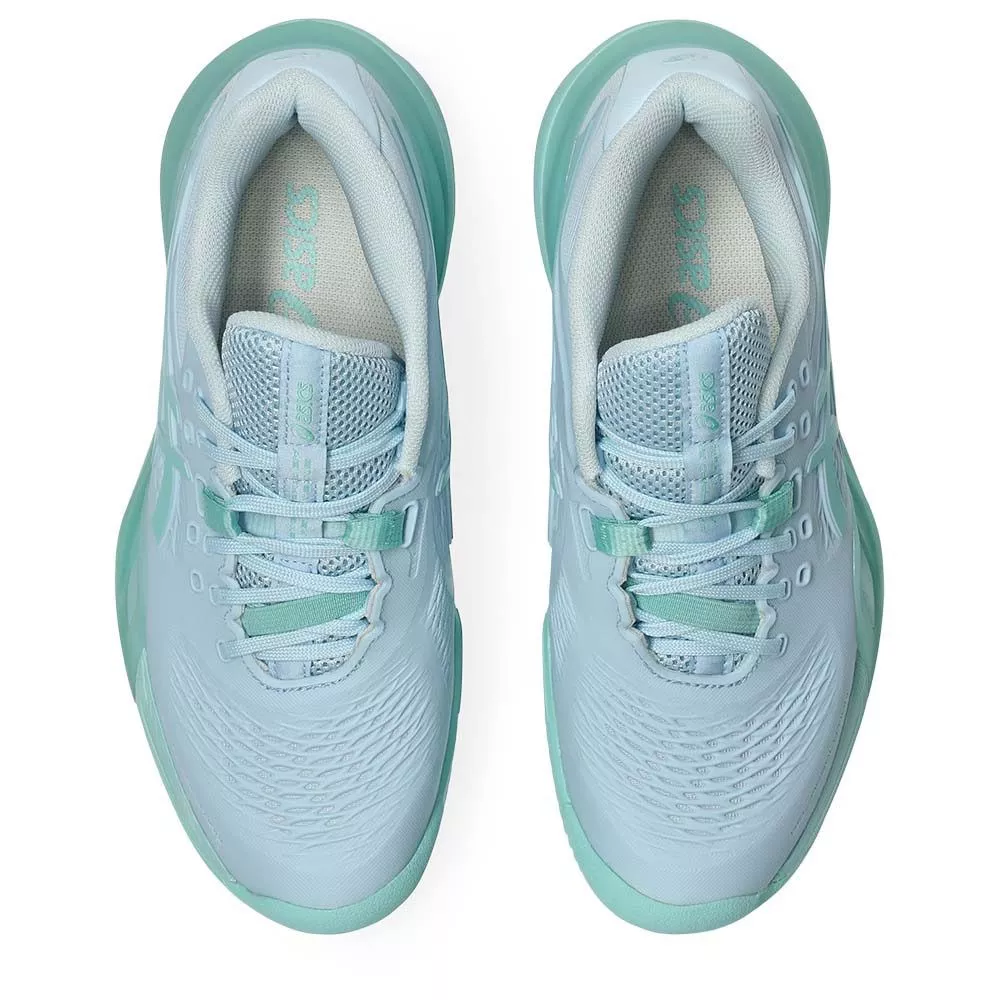 Asics Gel Resolution X Tennisschuhe Sandplatz Damen Pastellblau / Gr&uuml;n