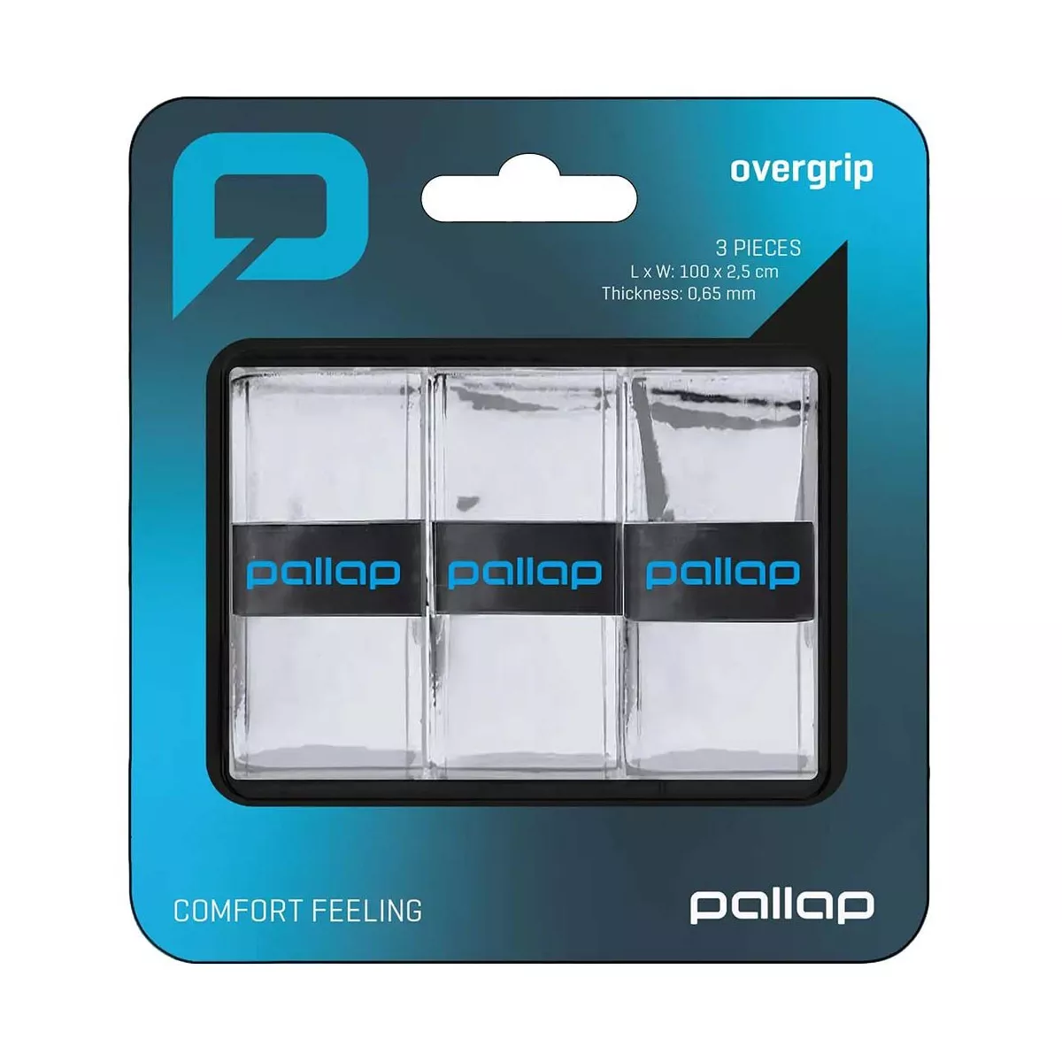 Pallap Overgrip Wei&szlig; 3er-Pack