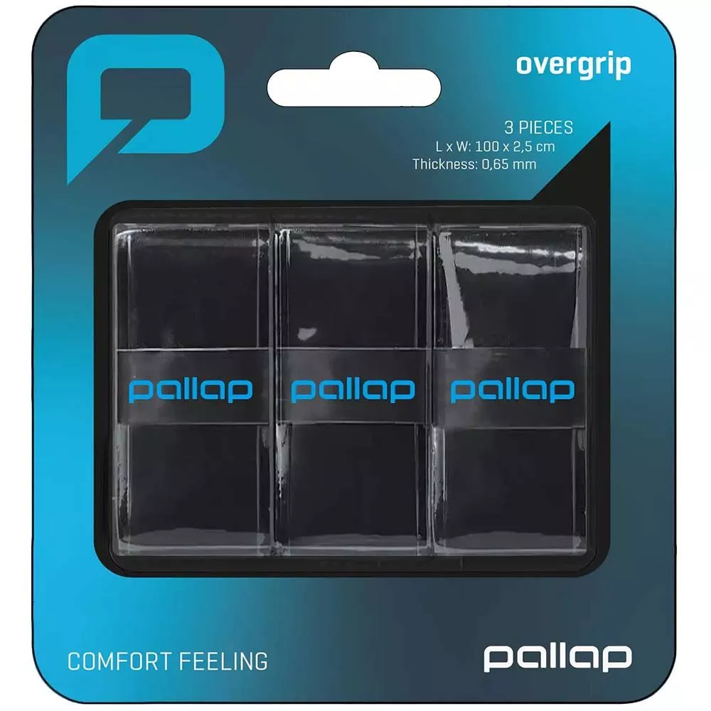Pallap Overgrip Schwarz 3er-Pack