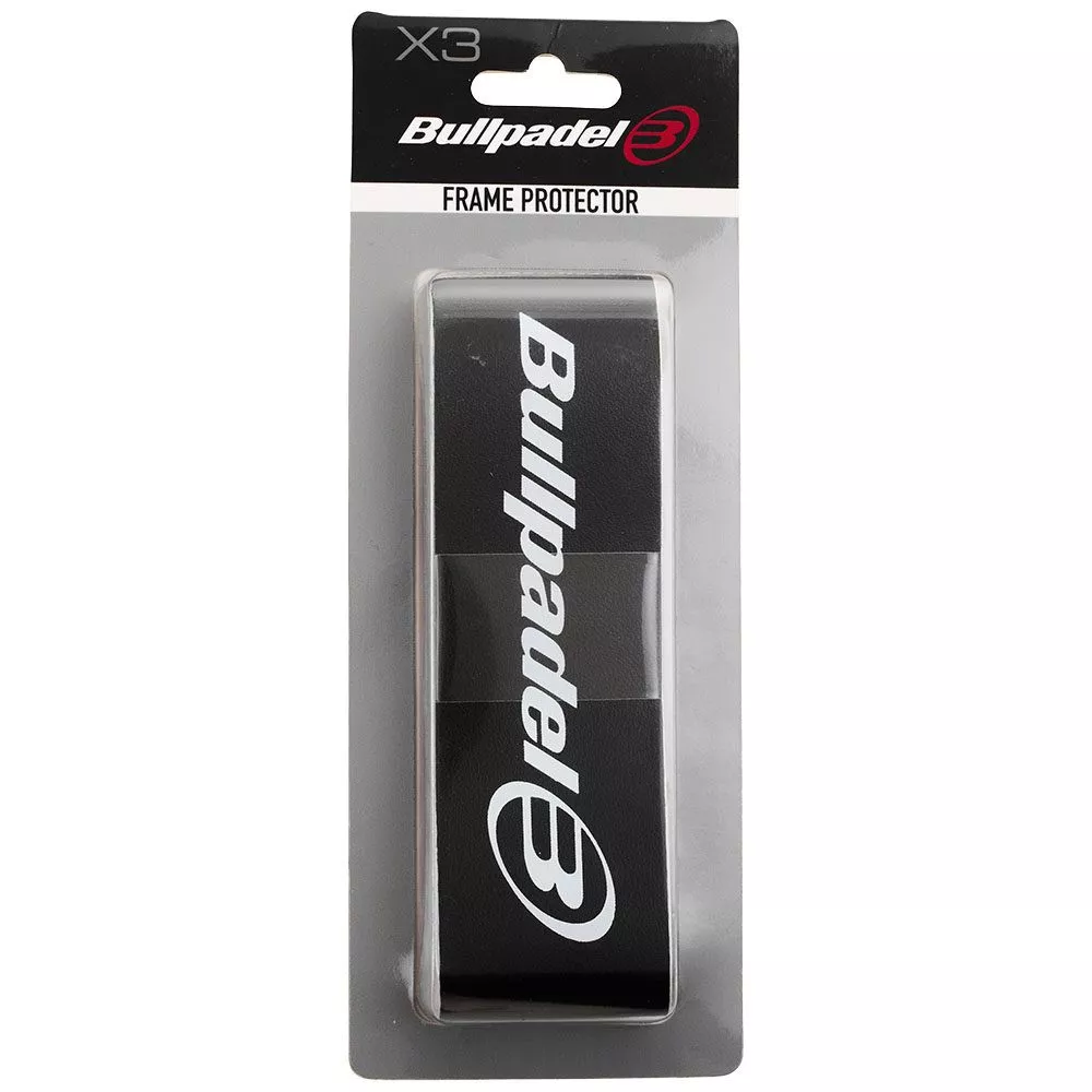 Bullpadel Frame Protector Schutzband Schwarz 3er-Pack