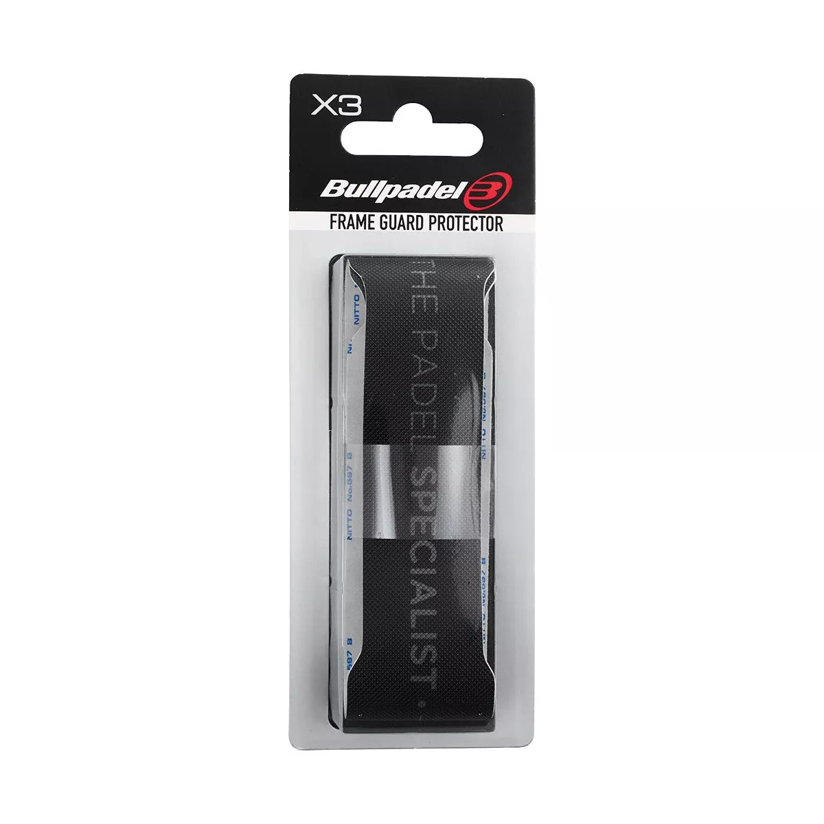 Bullpadel Frame Guard Schutzband Schwarz 3er-Pack