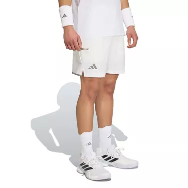 Adidas Pro 2N1 London Tennisshorts Wei&szlig;