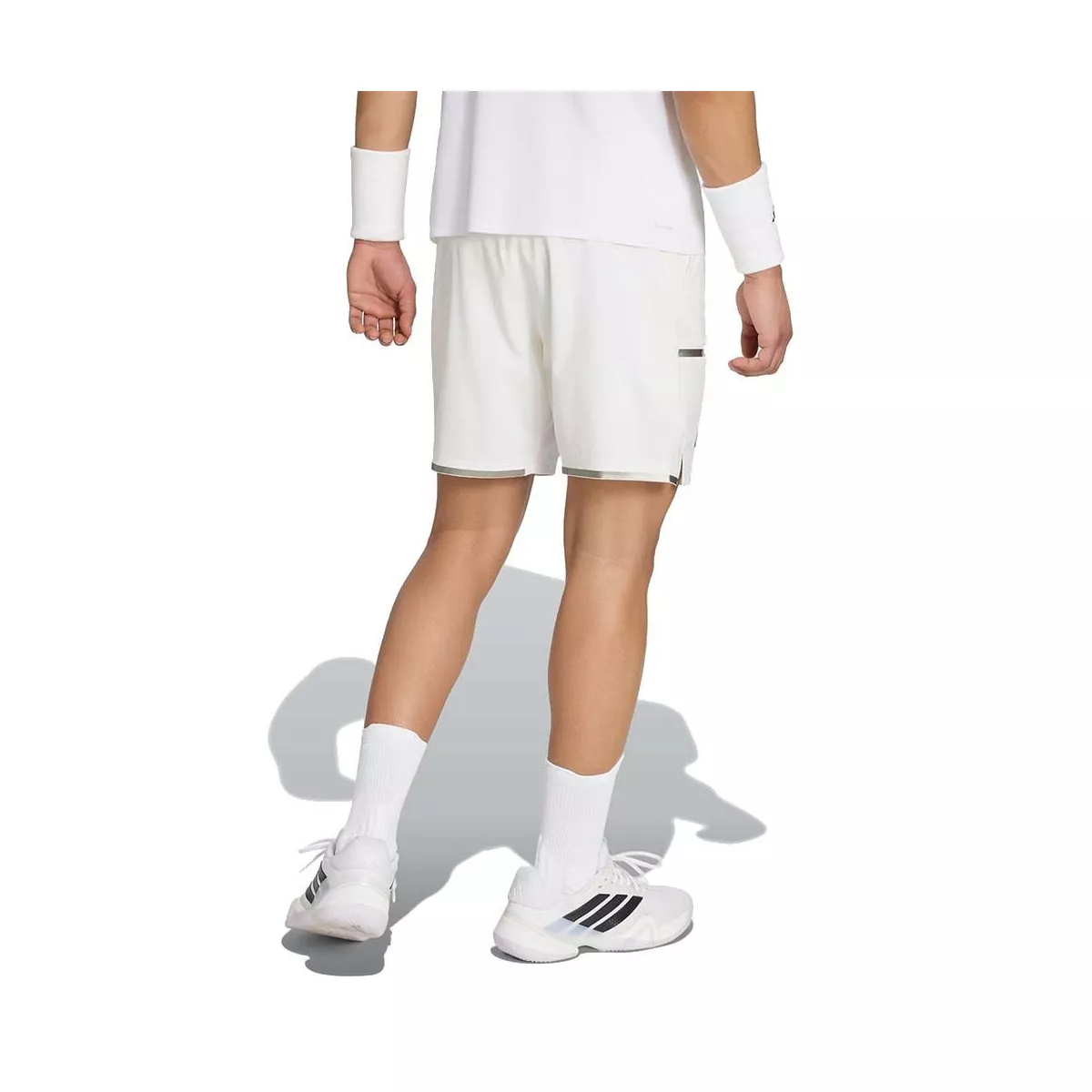Adidas Pro 2N1 London Tennisshorts Wei&szlig;
