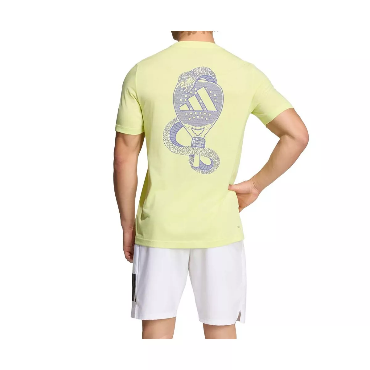 Adidas Padel Graphic T-Shirt Gelb