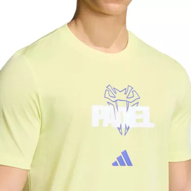 Adidas Padel Graphic T-Shirt Gelb