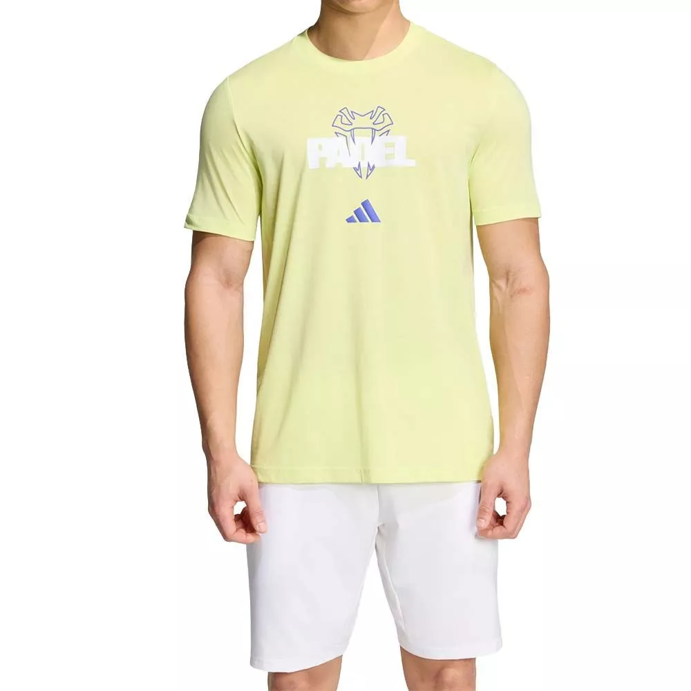 Adidas Padel Graphic T-Shirt Gelb