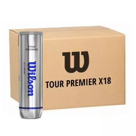 Wilson Tour Premier Tennisb&auml;lle Karton 18 Dosen &agrave; 4 B&auml;lle