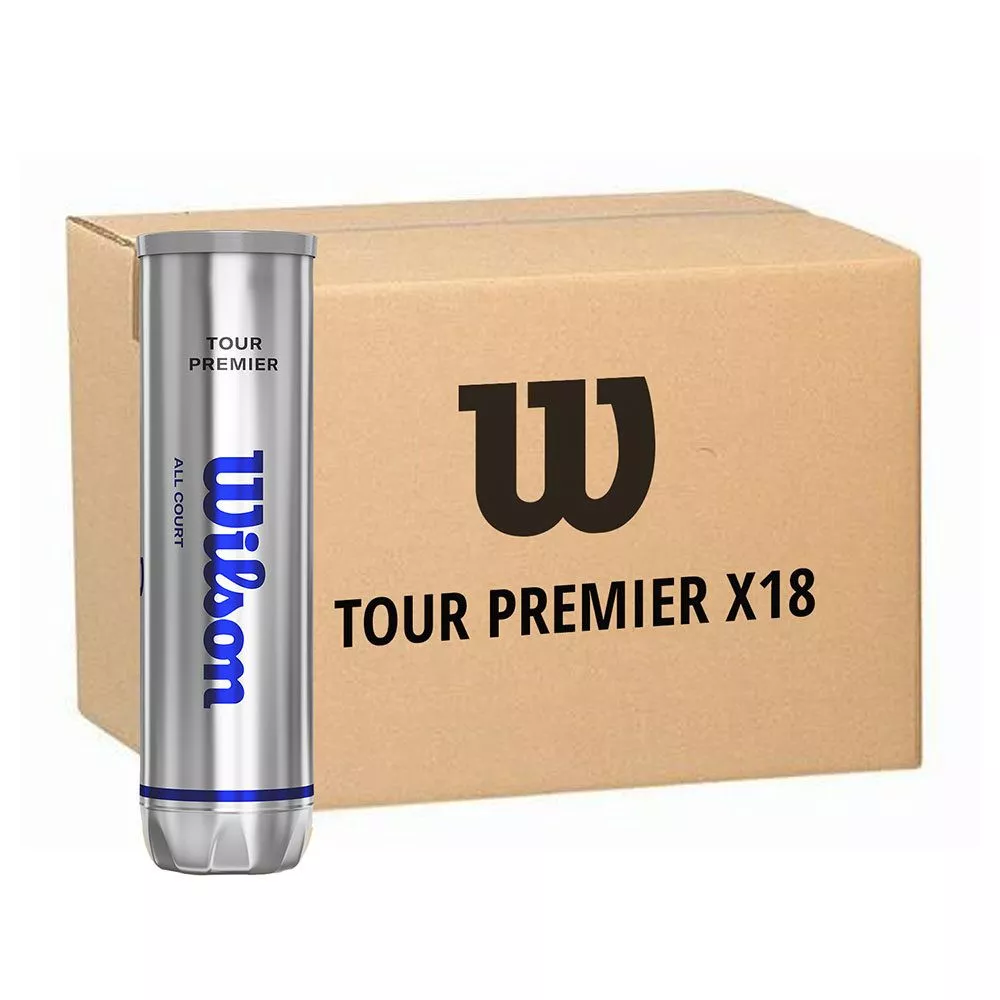 Wilson Tour Premier Tennisb&auml;lle Karton 18 Dosen &agrave; 4 B&auml;lle