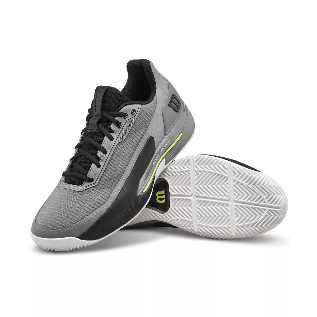 Wilson Rush Tour 5 Tennisschuhe Sandplatz Grau / Schwarz