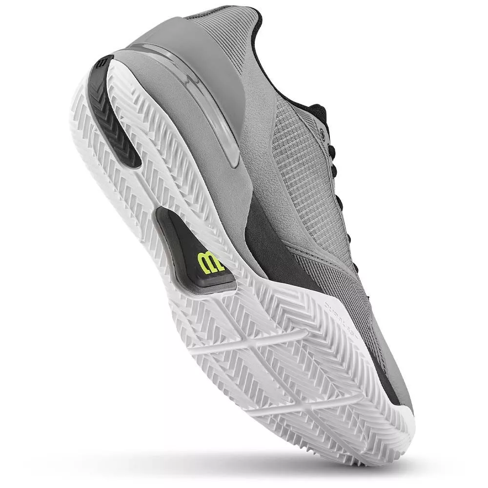 Wilson Rush Tour 5 Tennisschuhe Sandplatz Grau / Schwarz
