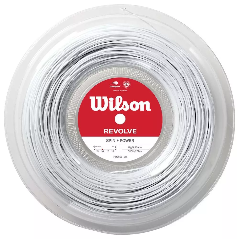 Wilson Revolve Wei&szlig; Saitenrolle 200 m