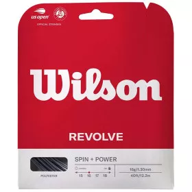 Wilson Revolve Schwarz Tennissaite 12 m