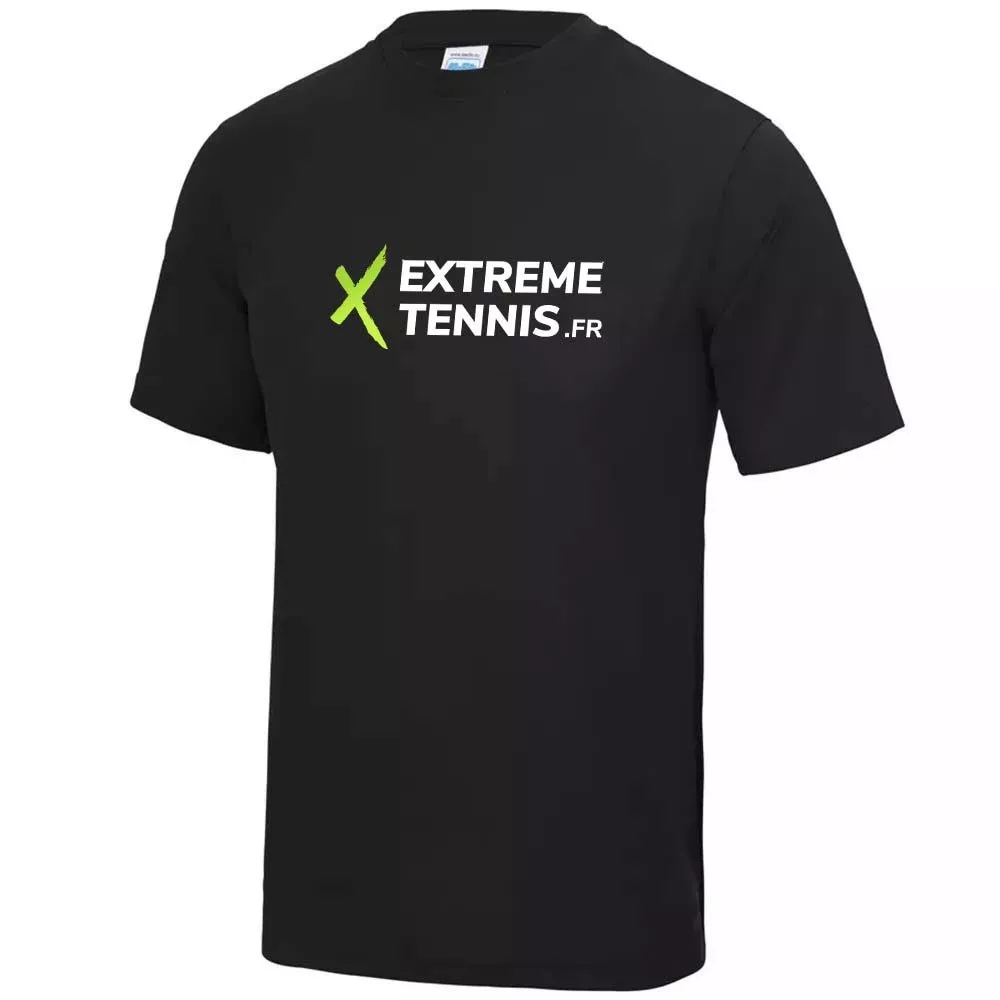 Extreme Tennis T-Shirt Schwarz