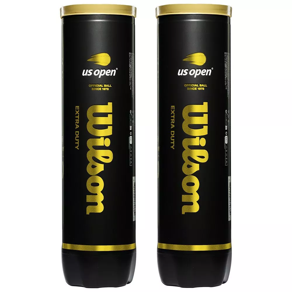 Wilson US Open Tennisb&auml;lle 2 x 4er-Dose