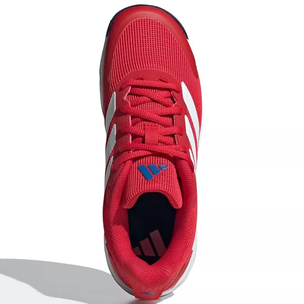 Adidas Ubersonic 5 Junior Tennisschuhe Rot / Wei&szlig; / Blau