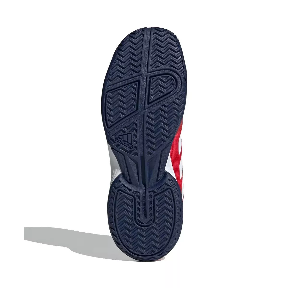 Adidas Ubersonic 5 Junior Tennisschuhe Rot / Wei&szlig; / Blau