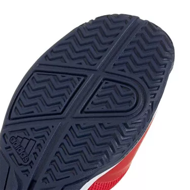 Adidas Ubersonic 5 Junior Tennisschuhe Rot / Wei&szlig; / Blau