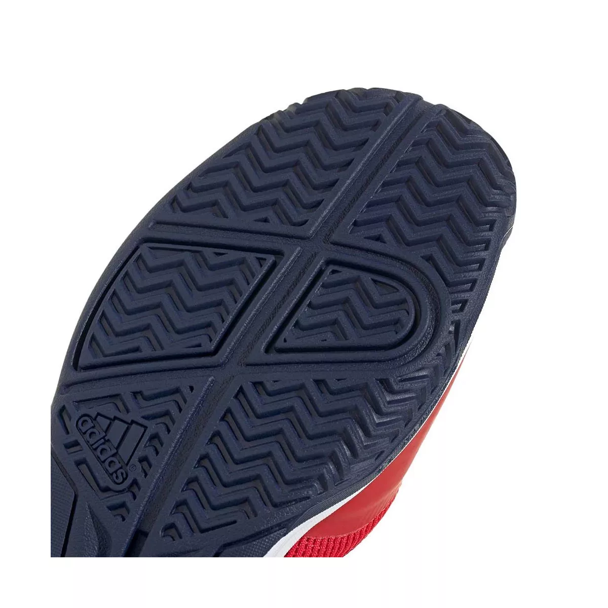 Adidas Ubersonic 5 Junior Tennisschuhe Rot / Wei&szlig; / Blau