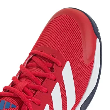 Adidas Ubersonic 5 Junior Tennisschuhe Rot / Wei&szlig; / Blau