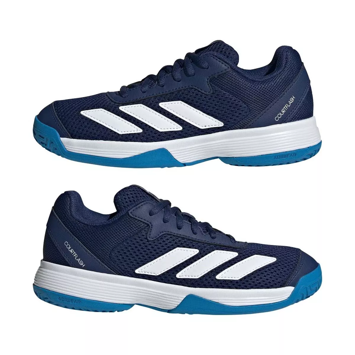 Adidas Courtflash Junior Tennisschuhe Dunkelblau