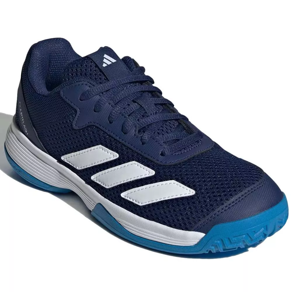 Adidas Courtflash Junior Tennisschuhe Dunkelblau