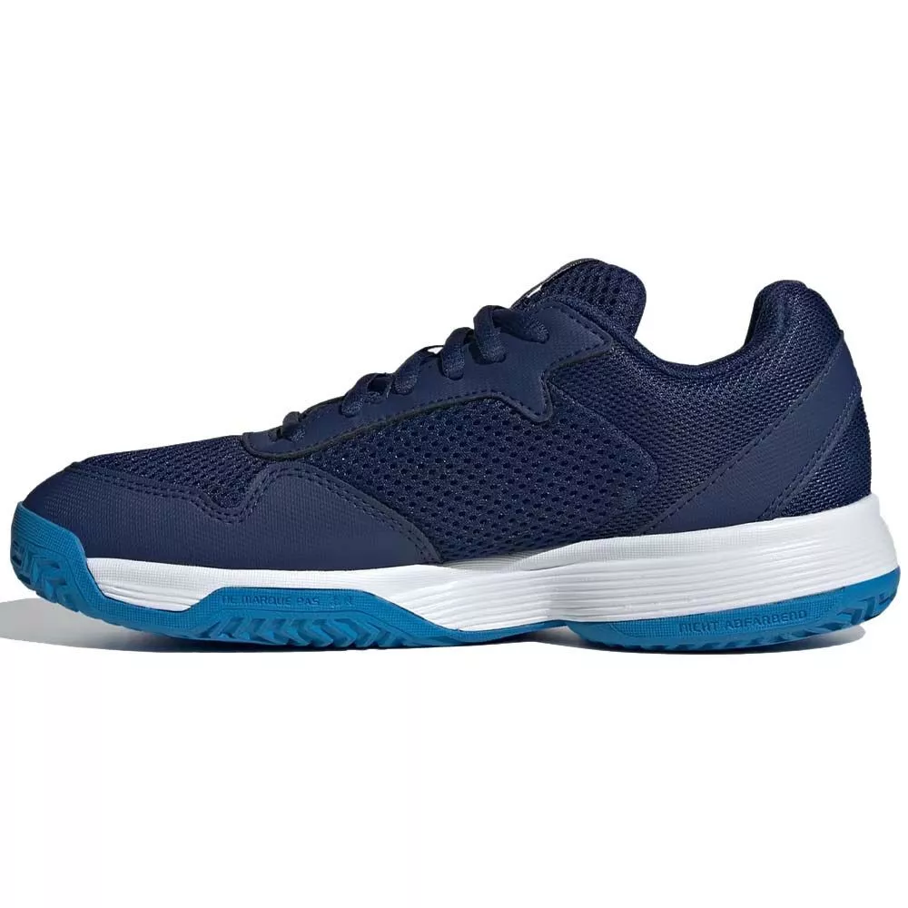 Adidas Courtflash Junior Tennisschuhe Dunkelblau