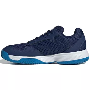 Adidas Courtflash Junior Tennisschuhe Dunkelblau