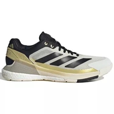Adidas Crazyquick Boost Padelschuhe Wei&szlig; / Schwarz / Gold