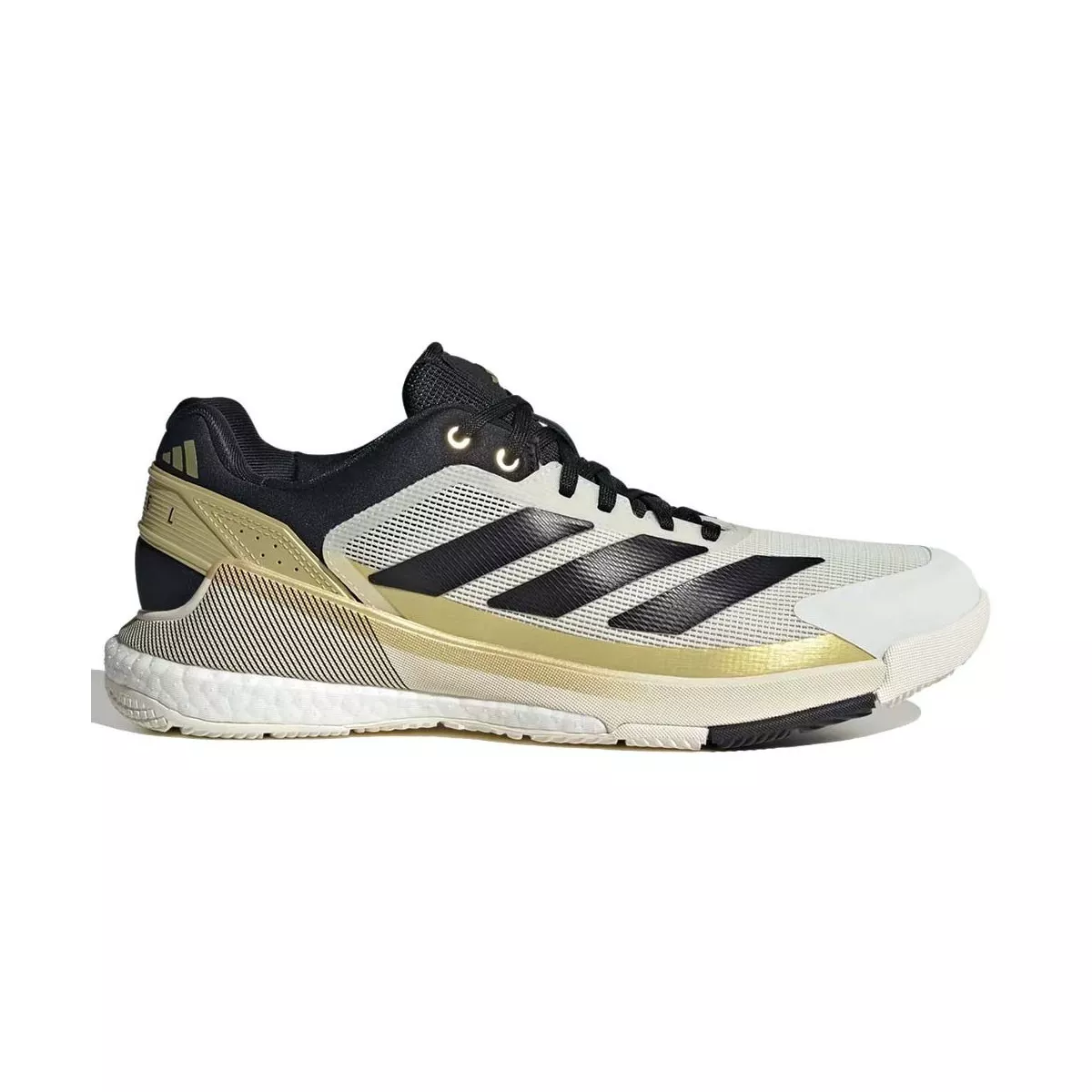 Adidas Crazyquick Boost Padelschuhe Wei&szlig; / Schwarz / Gold