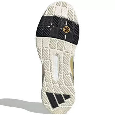 Adidas Crazyquick Boost Padelschuhe Wei&szlig; / Schwarz / Gold