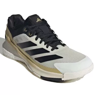Adidas Crazyquick Boost Padelschuhe Wei&szlig; / Schwarz / Gold