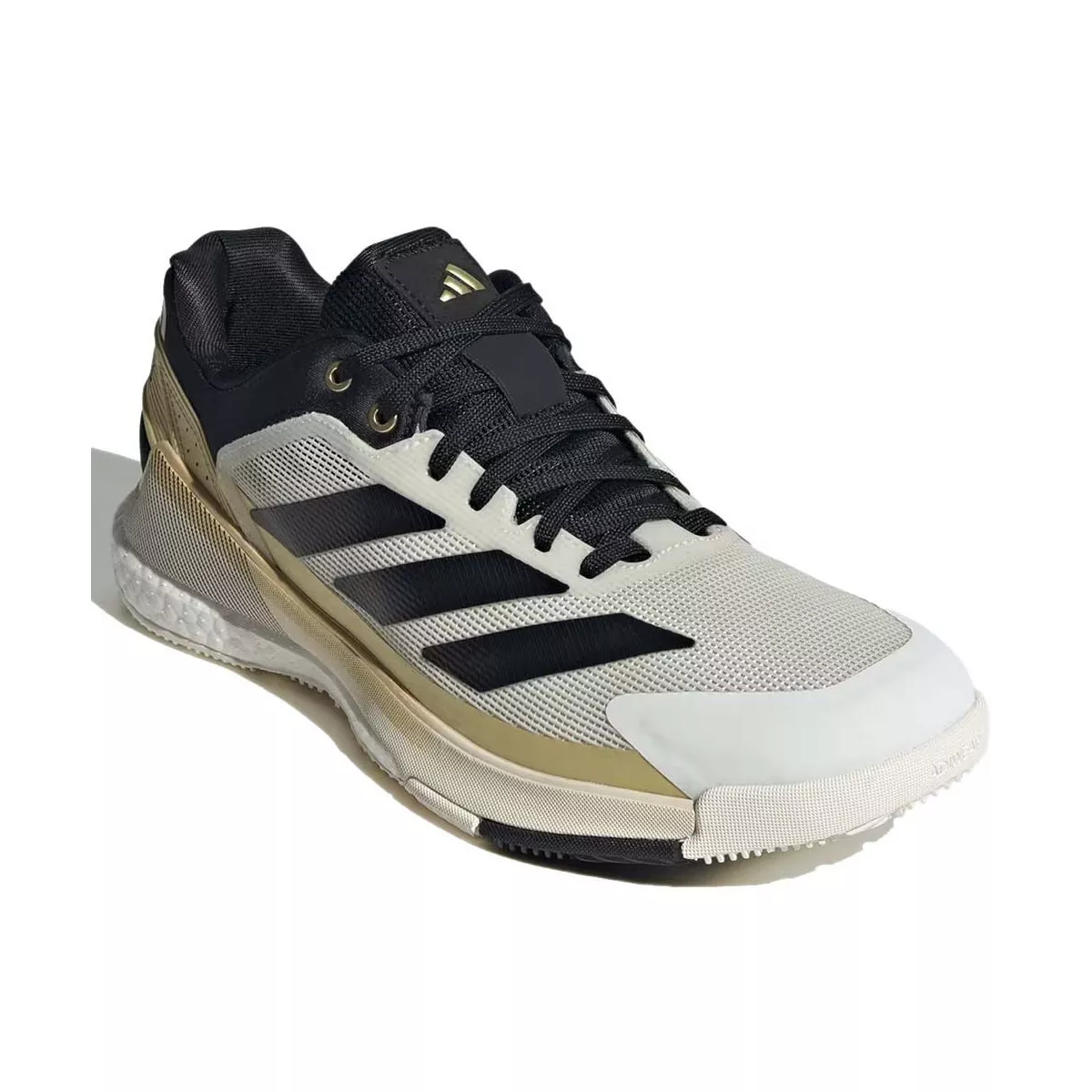 Adidas Crazyquick Boost Padelschuhe Wei&szlig; / Schwarz / Gold