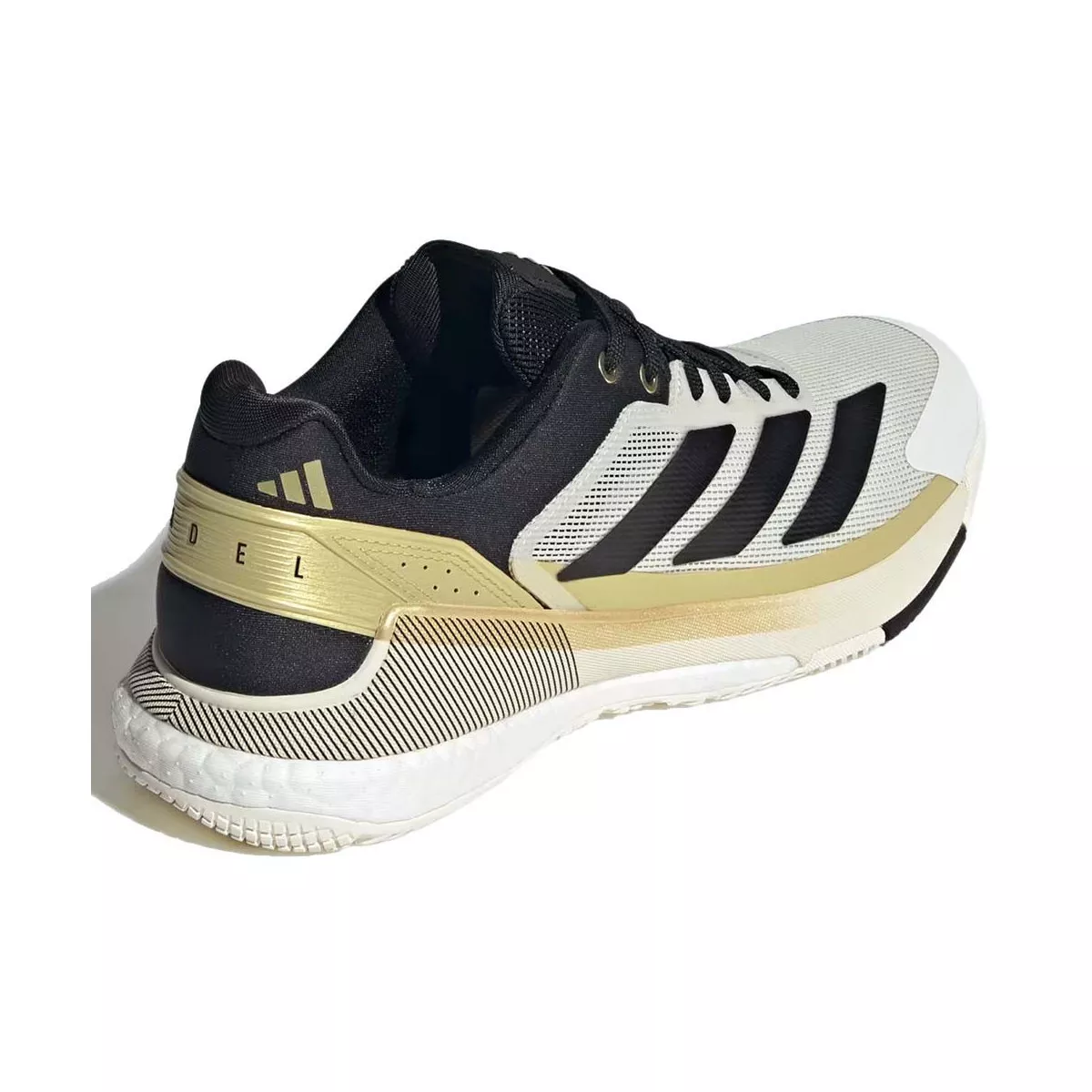Adidas Crazyquick Boost Padelschuhe Wei&szlig; / Schwarz / Gold