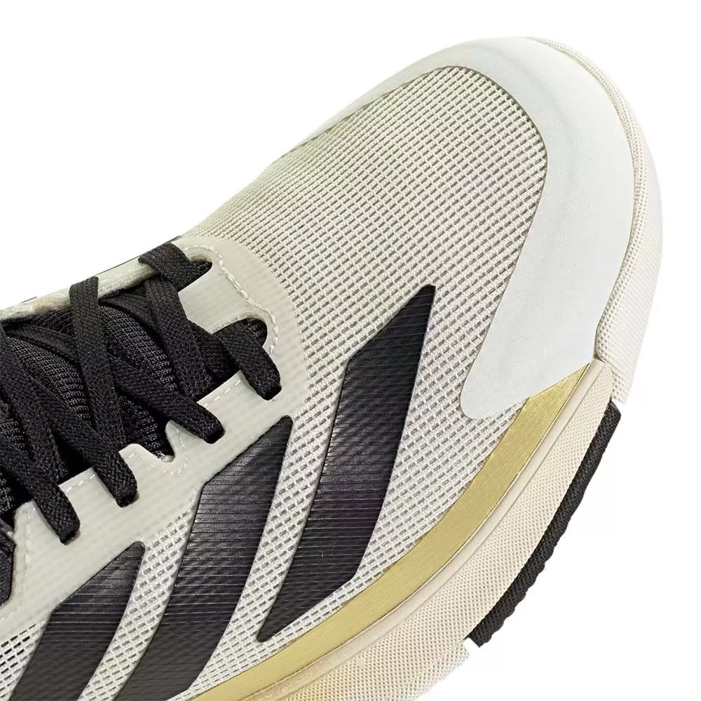 Adidas Crazyquick Boost Padelschuhe Wei&szlig; / Schwarz / Gold